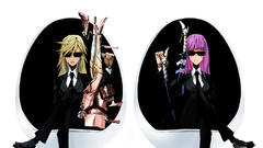 Anarchy stocking panty and stocking with garterbelt Anarchy 