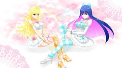 Anarchy stocking striped legwear