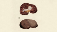 Anatomy kidney human body