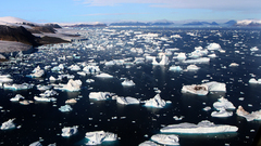 And icebergs at cape