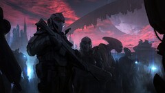 Andree Wallin Space Aliens futuristic sky artwork digital art