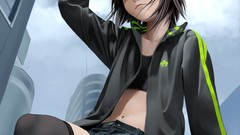 Androgyne denim shorts idolmaster