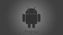 Android grey logos minimalistic