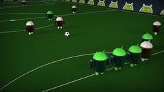 Android Terrain soccer football teams bugdroid