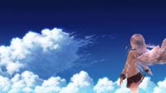 angel angel beats Anime anime girls school uniform schoolgirl