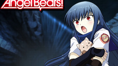 angel beats Anime anime girls Eri Shiina open mouth red eyes