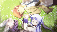 Angel beats grass school