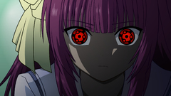 Angel beats sharingan purple