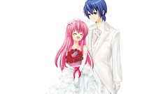 Angel beats white background