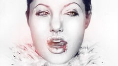 Angelina Jolie artwork Alexis