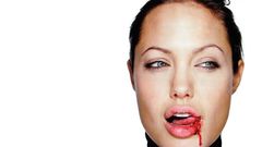 Angelina Jolie faces white