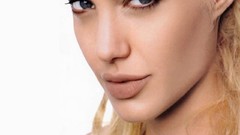 Angelina Jolie faces white