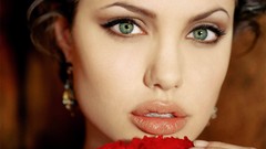 Angelina Jolie green eyes