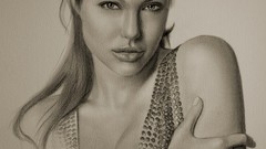 Angelina Jolie illustrations artwork