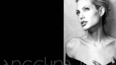 Angelina Jolie monochrome