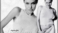 Angelina Jolie monochrome