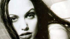 Angelina Jolie monochrome faces