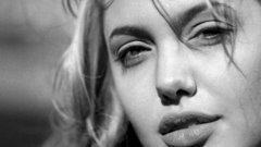 Angelina Jolie monochrome faces