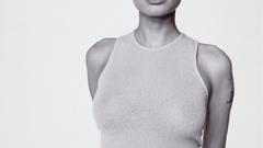 Angelina Jolie monochrome greyscale