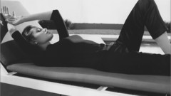 Angelina jolie monochrome greyscale