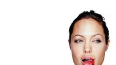Angelina Jolie Simple Background