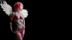 Angels android pink hair