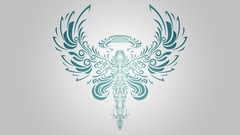 Angels artwork Simple Background simplistic