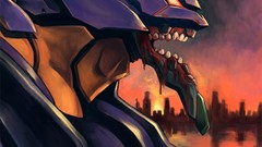 Angels neon genesis evangelion ikari shinji EVA Unit 01 towns 