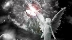 Angels outer space Satellite