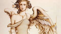 Angels paintings wings surrealism