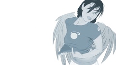 Angels undressing Simple Background