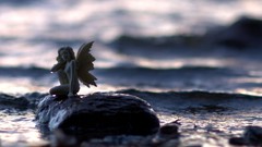 Angels water Fairies statues