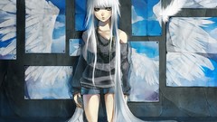 Angels water wings wall