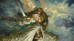 Angels wings armor Swords