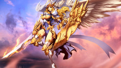 Angels wings blue eyes