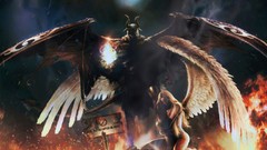 Angels wings fire demons