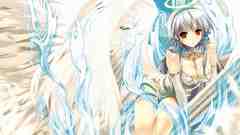 Angels wings red eyes