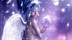 Angels woman fantasy wings