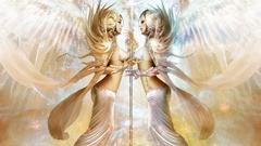 Angels woman wings fantasy