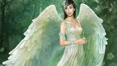 Angels woman wings fantasy