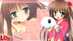 Angle Anime kimono blush long hair anime girls blue eyes 