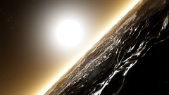 Angled seas abstract