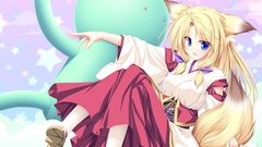 Animal ears inakoi Japanese clothes