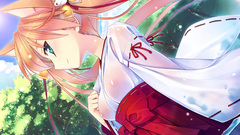 Animal ears miko Japanese