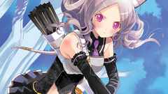 Animal ears pink eyes