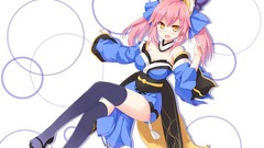 Animal ears tails cleavage caster fate stay night fate series 
