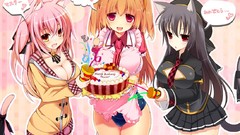 Animal ears tails cleavage thigh highs swimsuits