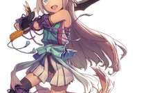 Animal ears tails Simple Background thigh highs