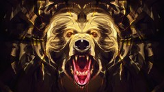 Animals abstract blood Bears artwork