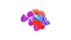 Animals abstract fish digital art vectors justin maller